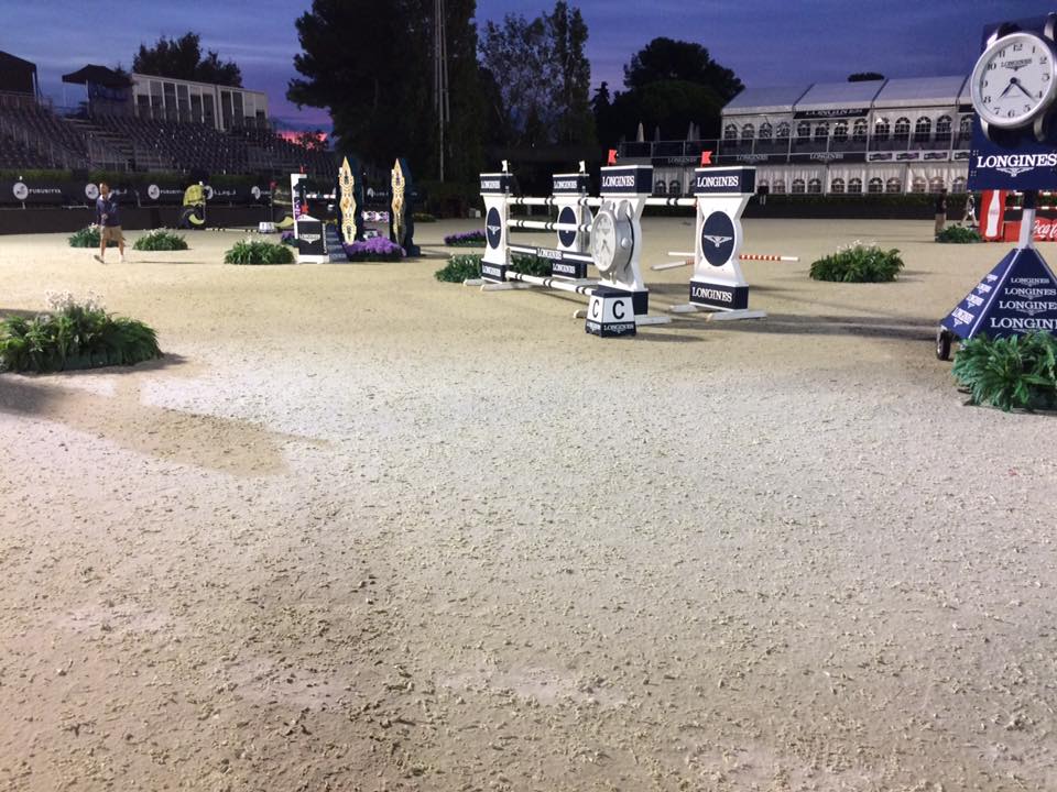 Wenige Stunden nach Starkregen wieder perfekt Risohorse Ebbe-Flut-System Barcelona