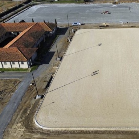 Construction of Risohorse ebb-and-flow arenas in Thessaloniki Greece